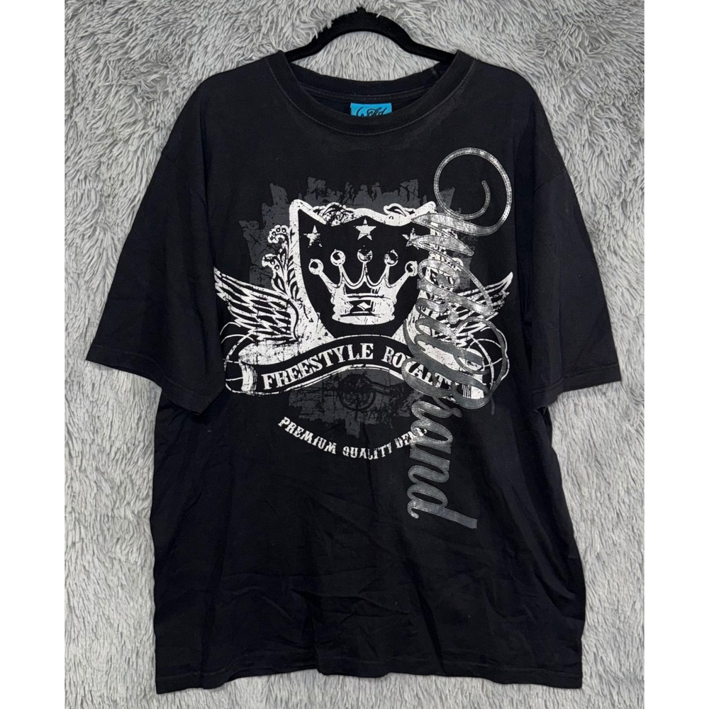 Wekd Authentic Collection T Shirt Mens L/G Black Freestyle Royalty‎ Graphic Tee